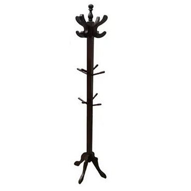 PERCHERO GRIEGO ALTO MADERA PINO MARRON