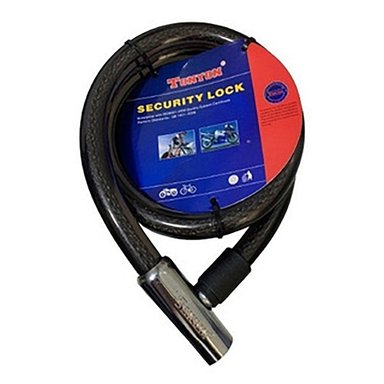 CADENA DE SEGURIDAD PARA MOTO EN ACERO TRENZADO GRUESO DE 1.50MTS ANTI ROBO