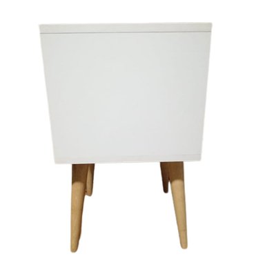 VELADOR MESA NOCHE VINTAGE EN BLANCO - 3