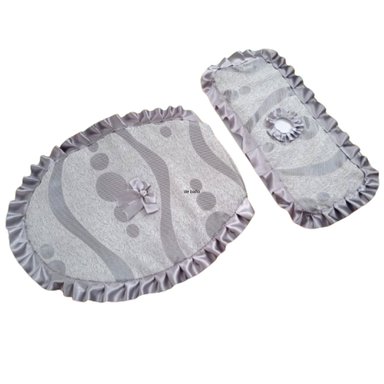 SET BAÑO 2 PIEZAS FUNDA DE TAPA Y TANQUE EN PLOMO