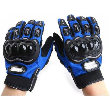 GUANTES DE MOTO TACTIL EN AZUL TALLA XL - 3