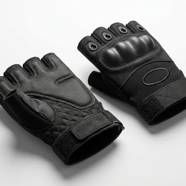 GUANTES MITONES PARA BICICLETA O MOTO NEGRO TALLA STANDAR (ABARCA LA L-XL) - 1
