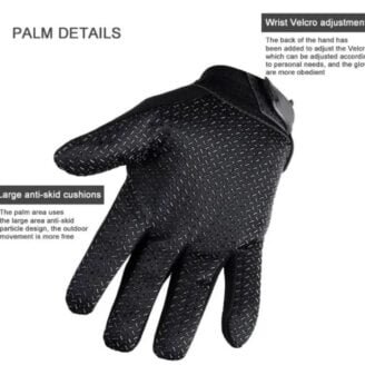 GUANTES DE MOTO TACTIL EN VERDE MILITAR TALLA XL - 2