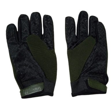 GUANTES DE MOTO TACTIL EN VERDE MILITAR TALLA XL - 3