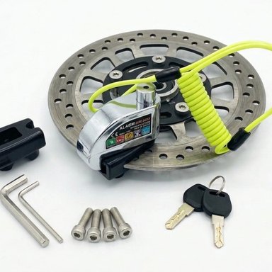 CANDADO DE DISCO CON ALARMA PARA MOTO - 3