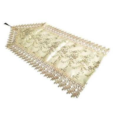 MANTEL DORADO CAMINO MESA 180X40 CM