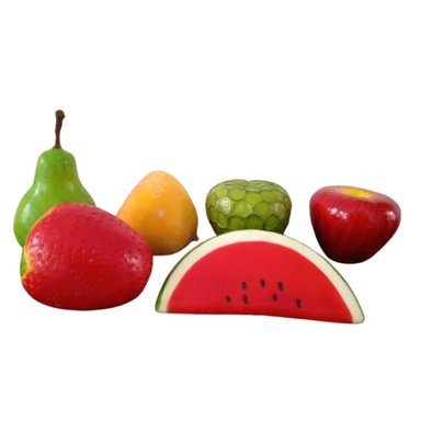 FRUTAS DECORATIVAS 6 UNIDADES