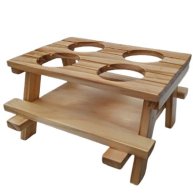 PORTA SALSAS PORTA CREMAS EN MADERA