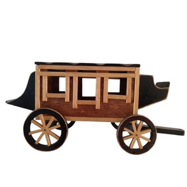 CARRUAJE PORTA VINERO CERVECERO EN MADERA