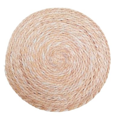 INDIVIDUAL DE CORCHORUS NATURAL  YUTE PARA MESAS ELEGANTES Y RUSTICAS