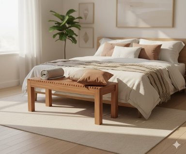 BANCA BANQUETA DE MADERA TORNILLO DE JARDIN DE 1.50MTS - 4