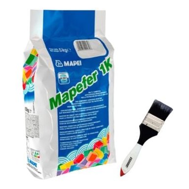 PROTECCIÓN PARA ACERO MAPEFER 1K X 5KG PACK + BROCHA DE 1 1/2