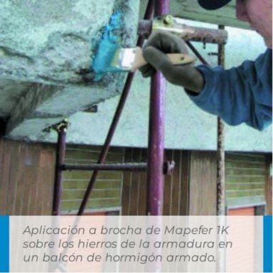 PROTECCIÓN PARA ACERO MAPEFER 1K X 5KG PACK + BROCHA DE 1 1/2 - 4