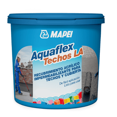 IMPERMEABILIZANTE MATE GRIS MAPEI AQUAFLEX TECHOS LA X 19LT - 1