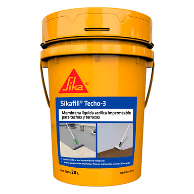 PACK IMPERMEABILIZANTE ELÁSTICO TECHOS 20 L + THERMOTEK FLEX 300 ML - 2