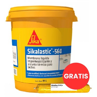 SET MEMBRANA IMPERMEABLE 560 TECHOS X 20LT + THERMOTEK FLEX X 300ML