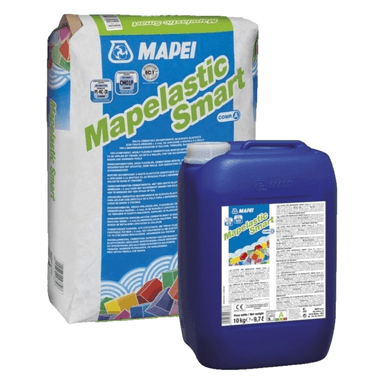 PACK MAPELASTIC SMART X 30KG Y MAPEFLEX PU 45 FT X 600ML - 2