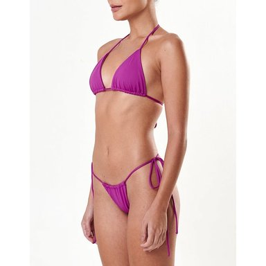 BIKINI PUSH UP LICRA MUJER SOLARY PÚRPURA BRASILERO - 4