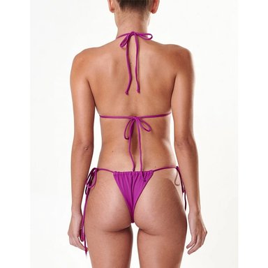 BIKINI PUSH UP LICRA MUJER SOLARY PÚRPURA BRASILERO - 5
