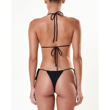BIKINI PUSH UP LICRA MUJER SOLARY NEGRO BRASILERO - 4