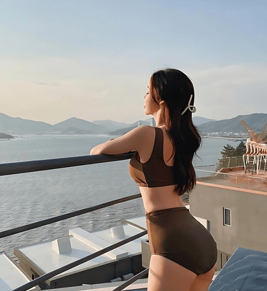 BIKINI PUSH UP LICRA MUJER SOLARY MARRÓN NOAH - 2