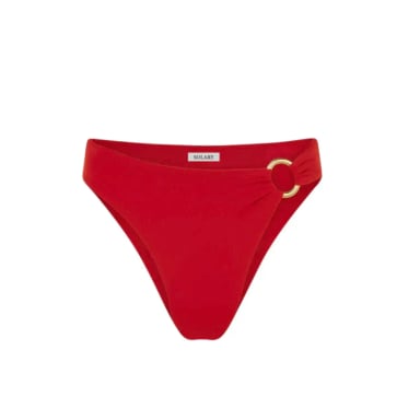 CALZÓN DE BIKINI BOTTOM LICRA MUJER SOLARY VALERIA RED CHERRY - 1