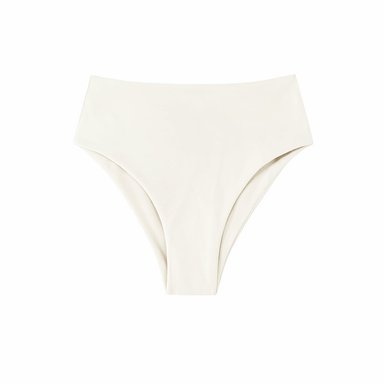 CALZÓN DE BIKINI BOTTOM LICRA MUJER BASICO TIRO ALTO PERLA - 1