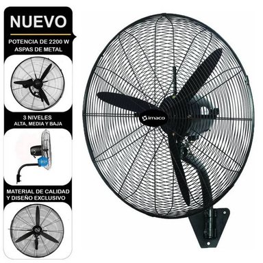 VENTILADOR INDUSTRIAL IMACO 26 PULGADAS WF2630 DE PARED 230W