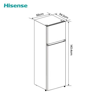 REFRIGERADORA HISENSE TOP MOUNT FROST 205L RD267H - 5