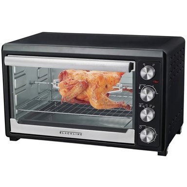 HORNO BLACKLINE ELÉCTRICO GR60AR NEGRO 60L