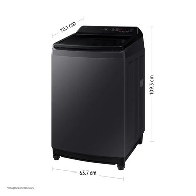 LAVADORA SAMSUNG 19KG AI DIGITAL INVERTER WA40F19E7CPE GRAFITO - 2