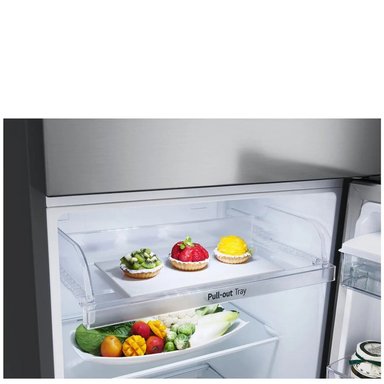 REFRIGERADORA LG GT33WPP 334L TOP MOUNT NO FROST PLATEADO - 4