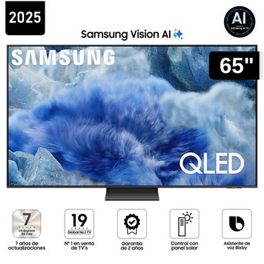 TELEVISOR SMART TV SAMSUNG QLED 65” VISION AI 4K QN65Q8FAAGXPE