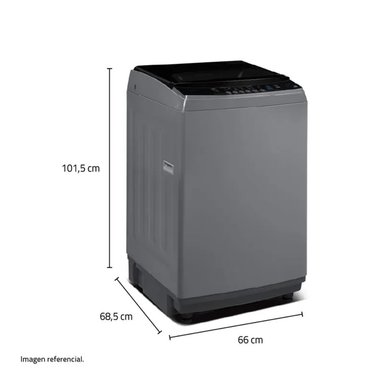 LAVADORA INDURAMA 18 KG CARGA SUPERIOR LRI-18DGR GRIS OSCURO - 7