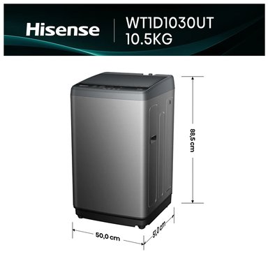 LAVADORA HISENSE 10.5KG CARGA SUPERIOR WT1D1030UT - 4