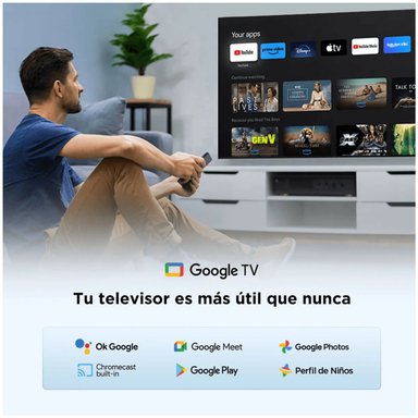TELEVISOR TCL 43 QLED FULL HD 43S5K GOOGLE TV 2025 - 7