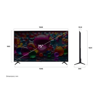 TELEVISOR LG 75 UHD 4K THINQ AI SMART TV 75UA8050PSA + CONTROL MAGIC - 4