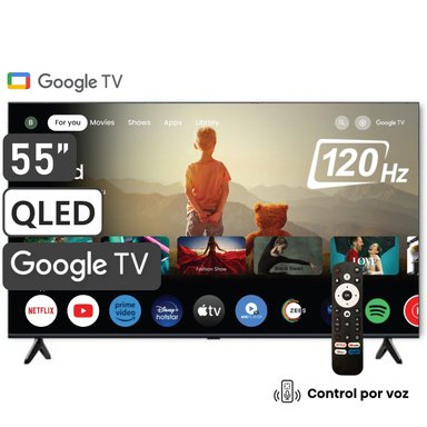 TELEVISOR BLACKLINE 55 QLED 4K SMART TV 120HZ BL55-T6210QD - 1