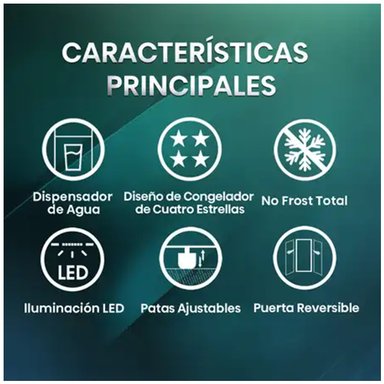 REFRIGERADORA HISENSE 324 LITROS TOP FREEZER NO FROST RT3N320NMC - 5