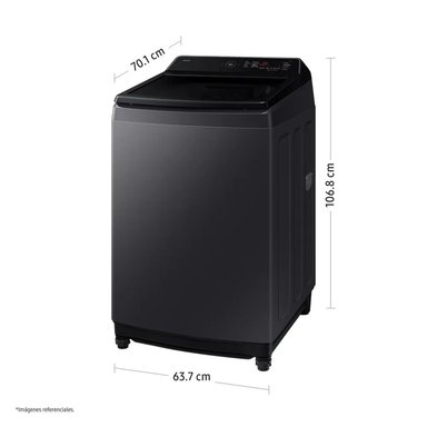 LAVADORA SAMSUNG 17KG ECOBUBBLE AI WA40F17E7CPE GRAFITO - 2