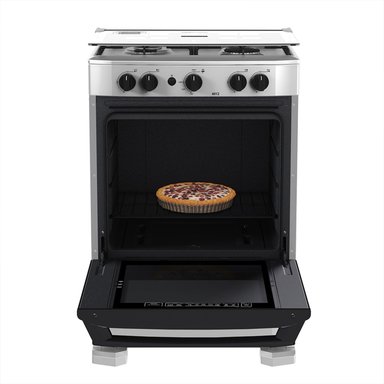 COCINA A GAS MABE 4 HORNILLAS 60 CM SILVER CMP6012AG1 - 4