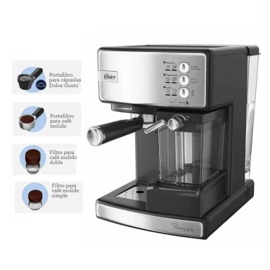 CAFETERA OSTER BVSTEM6603SS EXPRESSO PRIMA LATTE