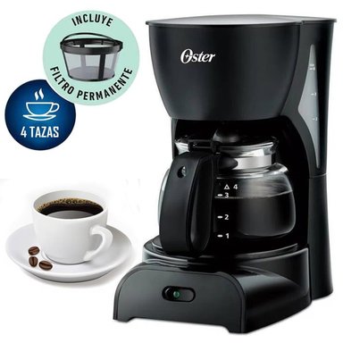 CAFETERA OSTER BVSTDCDR5B 4 TAZAS NEGRA