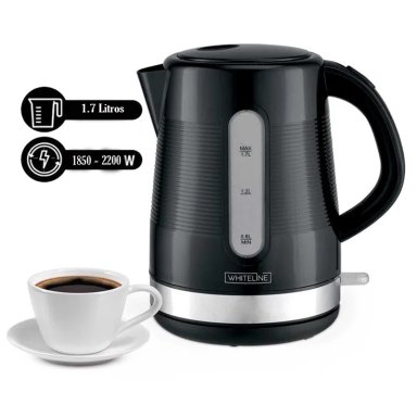HERVIDOR ELÉCTRICO WHITELINE 1707 1.7 L NEGRO