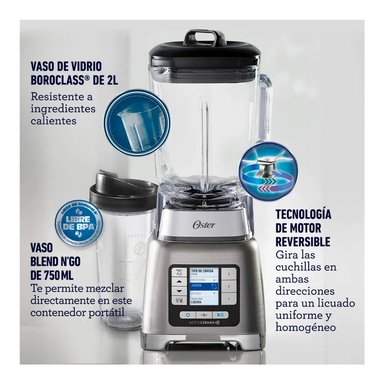 LICUADORA OSTER ACTIVESENSE 2 LITROS BLSTTDGNBG - 5