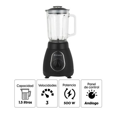 LICUADORA IMACO BLS5388 3 VEL Y PULSADOR 1.5LTS - 4