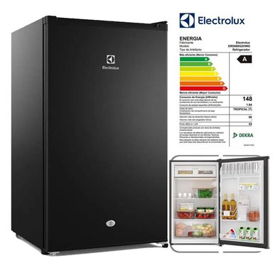 FRIGOBAR ELECTROLUX PREMIUM NEGRO ERD090G2HWB