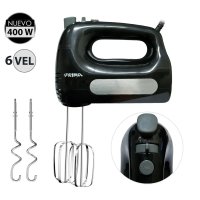 BATIDOR PRIMA HM9105E-GSN NEGRO MANUAL 6 VELOCIDADES 400WATTS