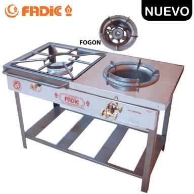 COCINA SEMI INDUSTRIAL FADICC 1 FOGON 1 HORNILLA FCH1-02 N°7