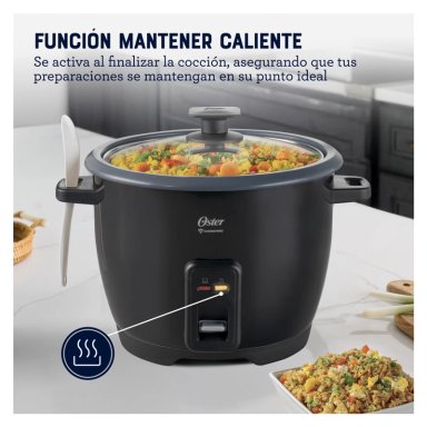 OLLA ARROCERA OSTER DE 1.8L DIAMONDFORCE CKSTRCB10DFBLK NEGRO - 3